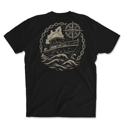 The Wayfinder Tee Black Version