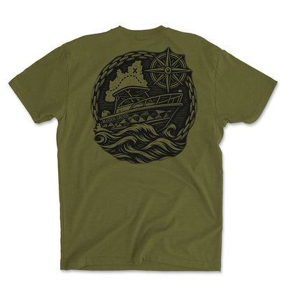 The Wayfinder Tee Black Version